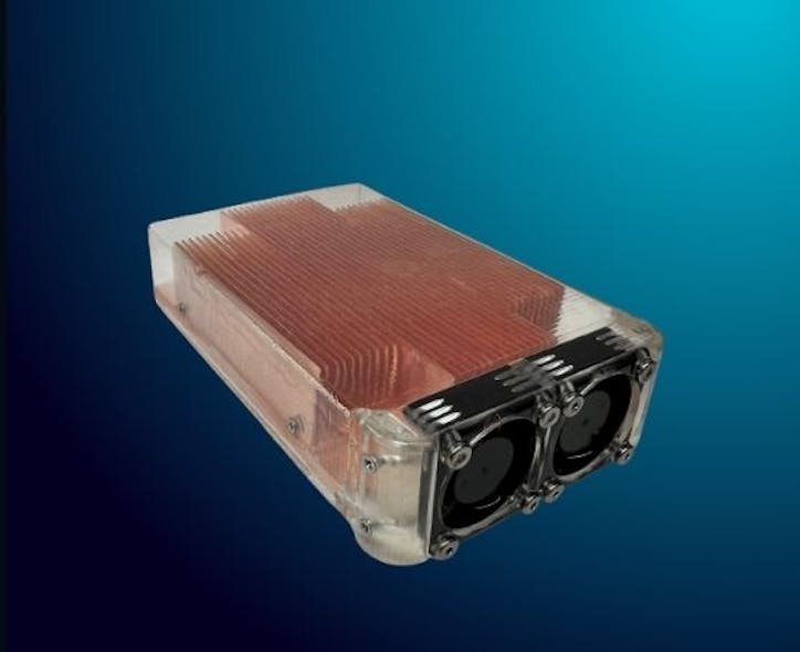 The Forced Convection Heat Sink (FCHS) package.