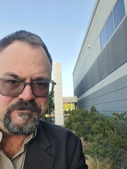 Your correspondent standing outside Flexential's Dallas-Plano Data Center. Your correspondent standing outside Flexential's Dallas-Plano Data Center.