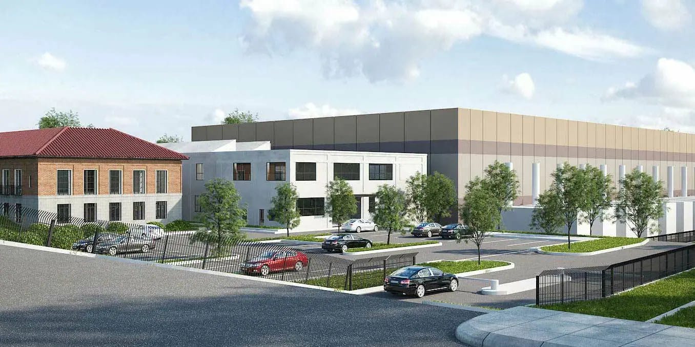 A rendering of Novva Data Centers' forthcoming San Francisco data center.