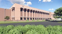 An illustration of the design of data center buildings planned for the Compass Datacenters Prince William County Campus I. An illustration of the design of data center buildings planned for the Compass Datacenters Prince William County Campus I.