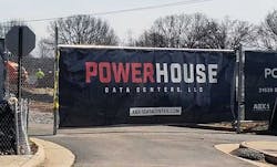 PowerHouse Data Centers construction banners such as this one have become a common sight in Northern Virginia -- and now soon also will be in Reno, Nevada.