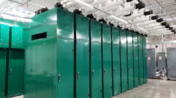 A row of DDC Cabinet Technology's S-Series enclosures in a data center.