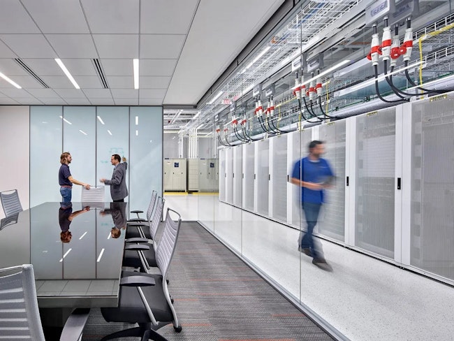 An interior vista of DataBank's Las Vegas data center operation.
