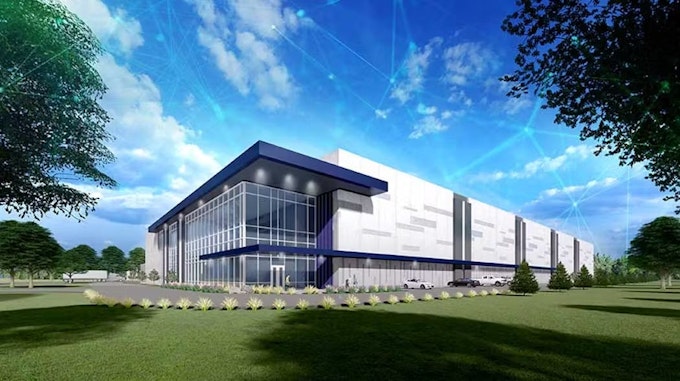 Rendering of PowerHouse Data Centers' ABX-1 at Beaumeade in Ashburn, Virginia's Data Center Alley.
