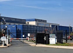 The K rated entrance gate to Vantage Data Centers VA1 Ashburn Campus. The K rated entrance gate to Vantage Data Centers VA1 Ashburn Campus.