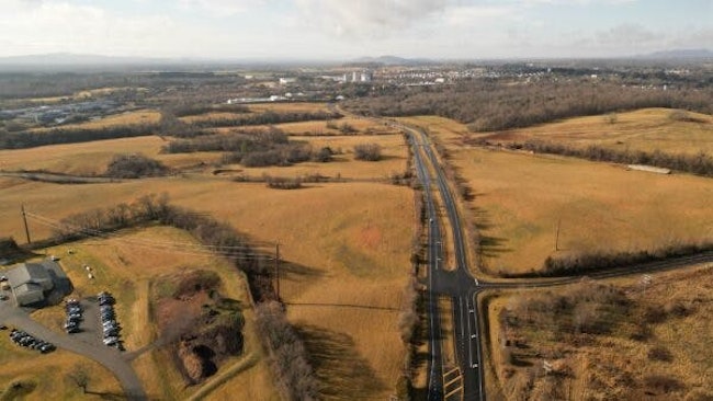 Aerial view of a portion of the Culpeper Tech Zone (CTZ).