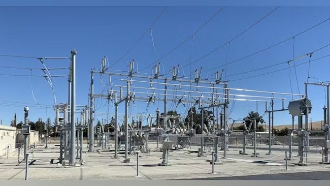 Behind PG&E's Livermore Training Center facility in California is a substation yard, where students can gain practical experience in a safe and controlled setting by working outside on actual equipment found in PG&E's substations.