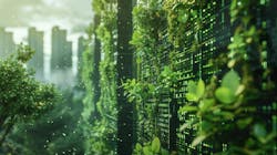 AI-generated photographic rendering for: 'Applications of green computing in supply chain sustainability.' AI-generated photographic rendering for: 'Applications of green computing in supply chain sustainability.'