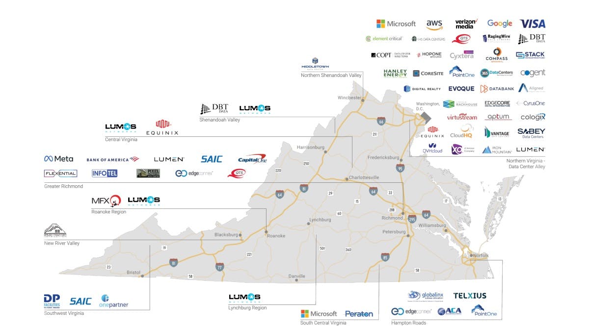 Land and Expand: Virginia Data Centers | Data Center Frontier