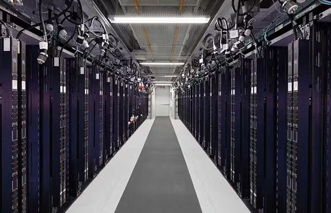 Cabinets geared for the cutting-edge requirements of high-density and AI computing as seen inside a DCX data center module in Goodyear, Arizona. (Image: DCX)