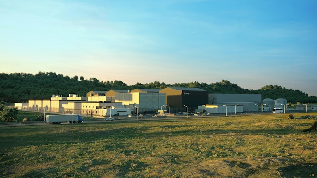 X-energy's Xe-100 4-pack plant. The Xe-100 is a 80 MWe reactor that can be scaled into a 'four-pack' 320 MWe power plant via the company's modular design.