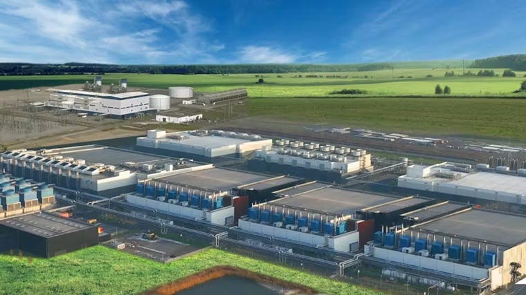 Natural gas-powered data center campus rendering by GE Vernova.