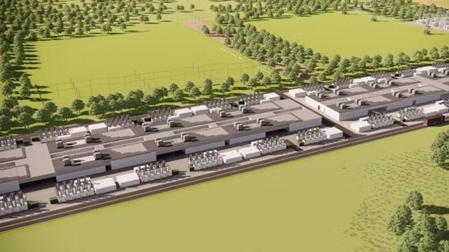 Microsoft’s planned data center in San Jose will utilize renewable natural gas (RNG) and Enchanted Rock’s electrical resiliency-as-a-service microgrid, as rendered here by the company, to avoid disruptions to operations by providing reliable, low-carbon power during grid outages.