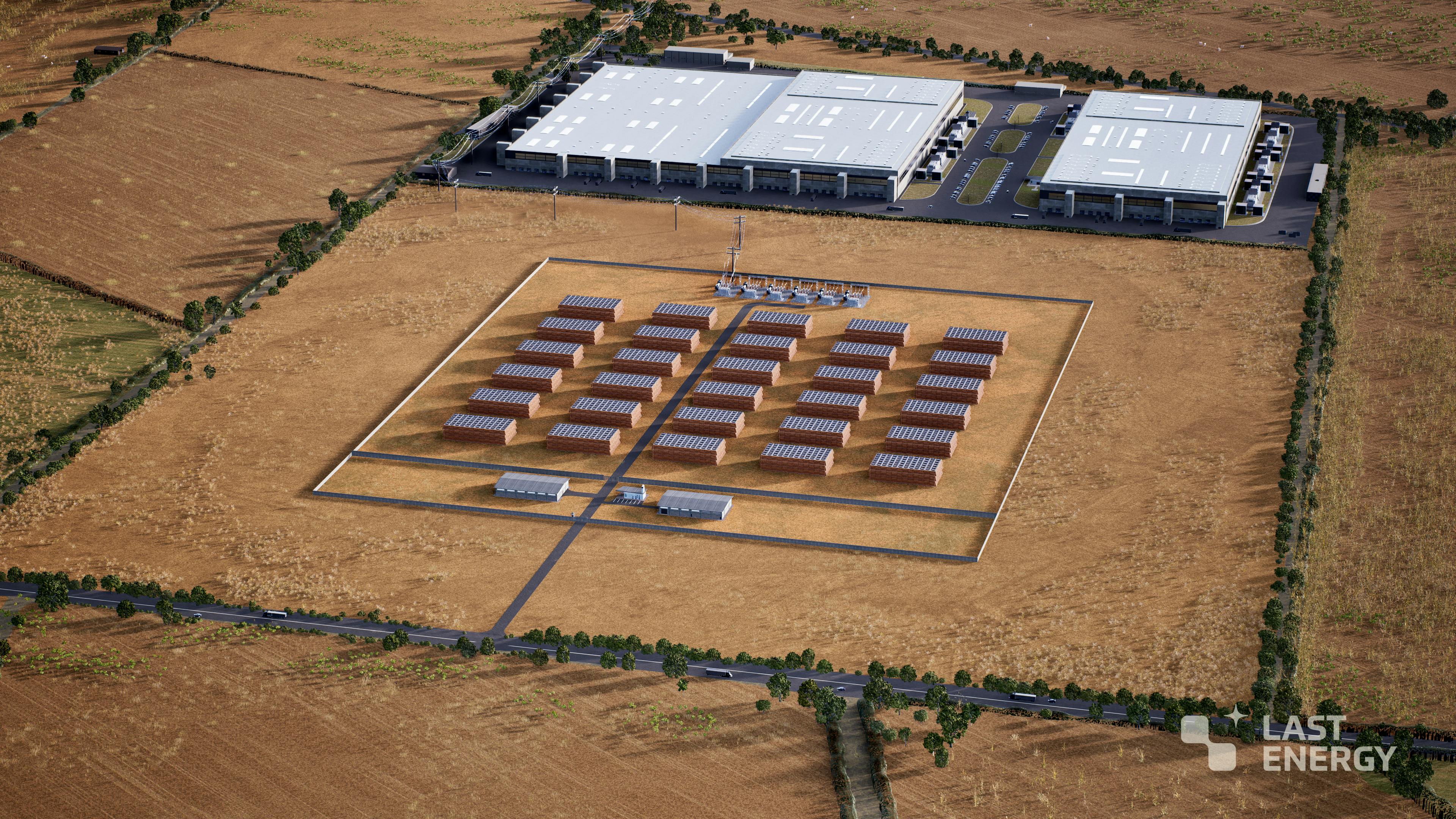 A rendering of Last Energy&rsquo;s Northwest Texas project.