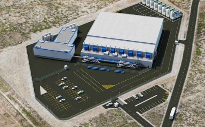 Vantage Data Centers is partnering with VoltaGrid to deploy more than 1 GW of gas-fired microgrid power at new North American facilities. (Rendering credit: VoltaGrid)