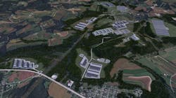 Artist rendering of the completed campus Artist rendering of the completed campus