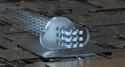 Artist's rendering of cloud-based quantum computing. Artist's rendering of cloud-based quantum computing.