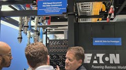 Eaton shows off the prototype for its 800 VDC side car at this week's OCP Global Summit 2025 in San Jose, CA. Eaton shows off the prototype for its 800 VDC side car at this week's OCP Global Summit 2025 in San Jose, CA.
