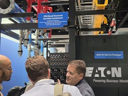 Eaton shows off the prototype for its 800 VDC side car at this week's OCP Global Summit 2025 in San Jose, CA. Eaton shows off the prototype for its 800 VDC side car at this week's OCP Global Summit 2025 in San Jose, CA.