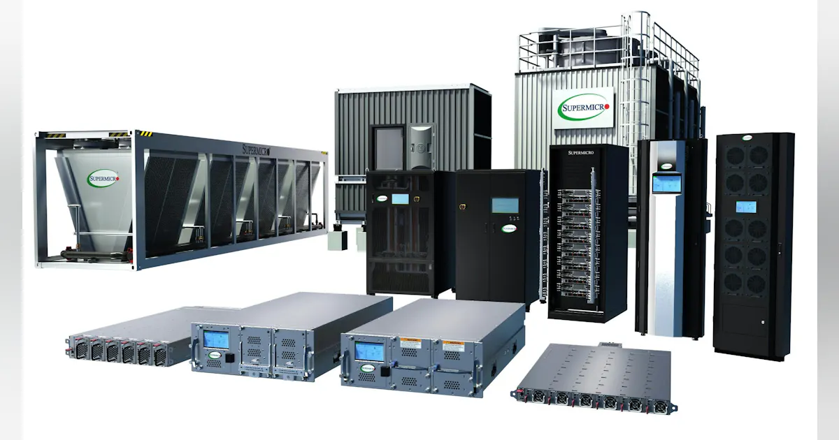 Data Center Machine Supermicro Unveils Data Center Building Blocks to Accelerate AI Factory ...