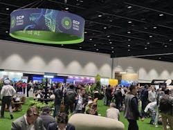 The bustling Expo floor of the OCP Global Summit 2025 (Oct. 13-16) in San Jose, CA. The bustling Expo floor of the OCP Global Summit 2025 (Oct. 13-16) in San Jose, CA.