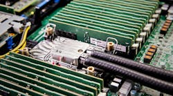 Microfluidics equipped server. Photo by Dan DeLong for Microsoft Microfluidics equipped server. Photo by Dan DeLong for Microsoft