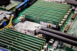 Microfluidics equipped server. Photo by Dan DeLong for Microsoft Microfluidics equipped server. Photo by Dan DeLong for Microsoft