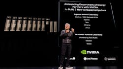 NVIDIA CEO announced at the GTC conference in Washington, D.C., that the company will build seven new AI supercomputers for the U.S. Department of Energy, including partnering with Oracle to build the agency’s largest supercomputer. NVIDIA CEO announced at the GTC conference in Washington, D.C., that the company will build seven new AI supercomputers for the U.S. Department of Energy, including partnering with Oracle to build the agency’s largest supercomputer.