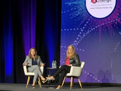 (L to R) Wendi Runyon; Vice President, Global Services Incubation - Schneider Electric | Nancy Novak; CIO - Compass Datacenters (L to R) Wendi Runyon; Vice President, Global Services Incubation - Schneider Electric | Nancy Novak; CIO - Compass Datacenters