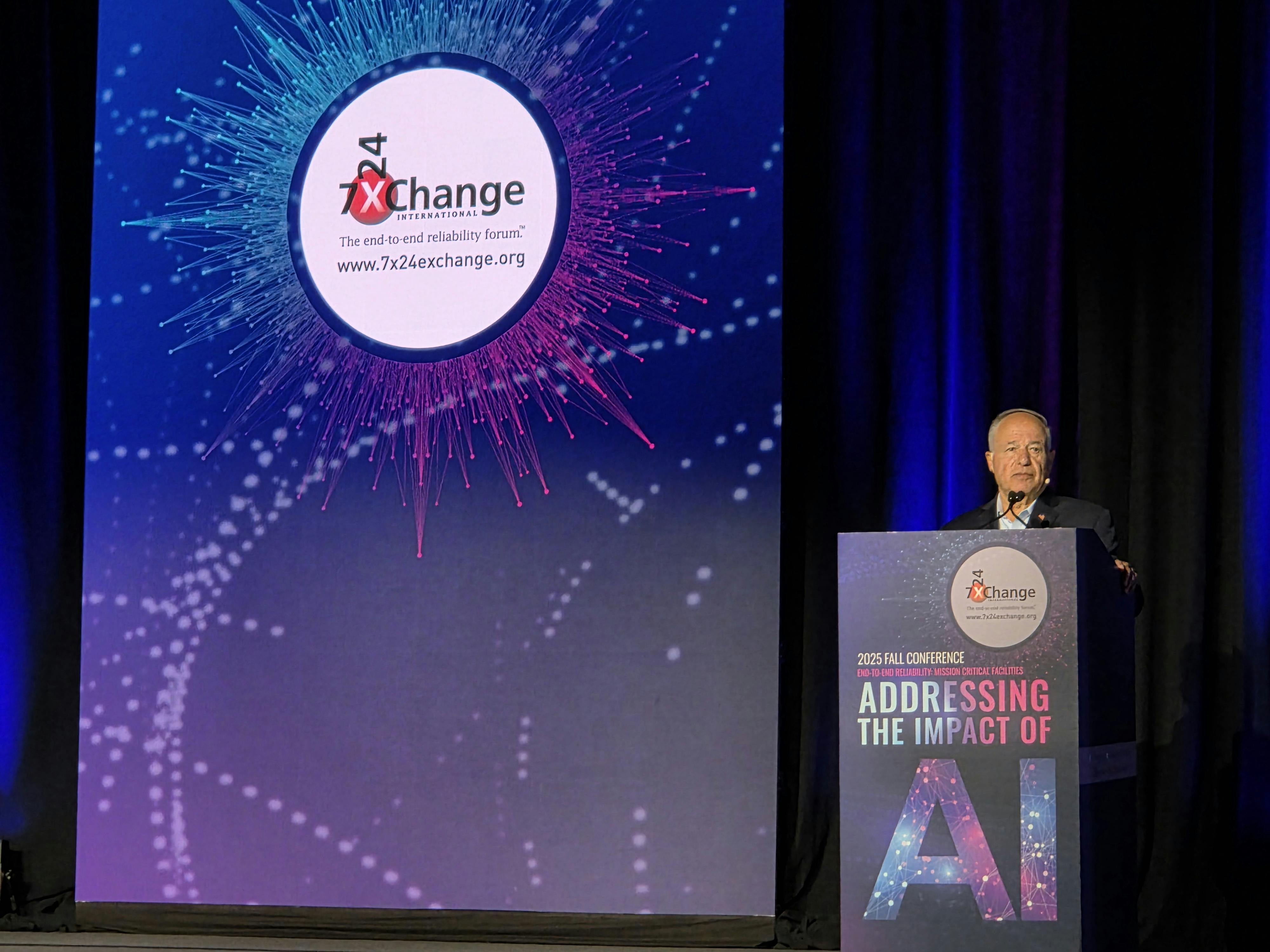 Bob Cassiliano, 7&times;24 Exchange chairman, opens the association's 2025 Fall Conference (Oct. 19-22) in San Antonio, Texas.