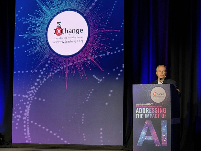 Bob Cassiliano, 7&times;24 Exchange chairman, opens the association's 2025 Fall Conference (Oct. 19-22) in San Antonio, Texas.