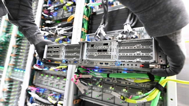 Inside an AWS data center