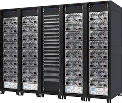 Supermicro’s liquid-cooled AI cluster at xAI’s Colossus facility, showing 32 NVIDIA HGX H100/H200 8-GPU, 4U systems—256 GPUs total—deployed across five high-density racks. Supermicro’s liquid-cooled AI cluster at xAI’s Colossus facility, showing 32 NVIDIA HGX H100/H200 8-GPU, 4U systems—256 GPUs total—deployed across five high-density racks.