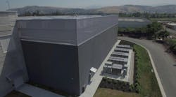 Bloom Energy's solid oxide fuel cell technology as deployed at a data center. Bloom Energy's solid oxide fuel cell technology as deployed at a data center.