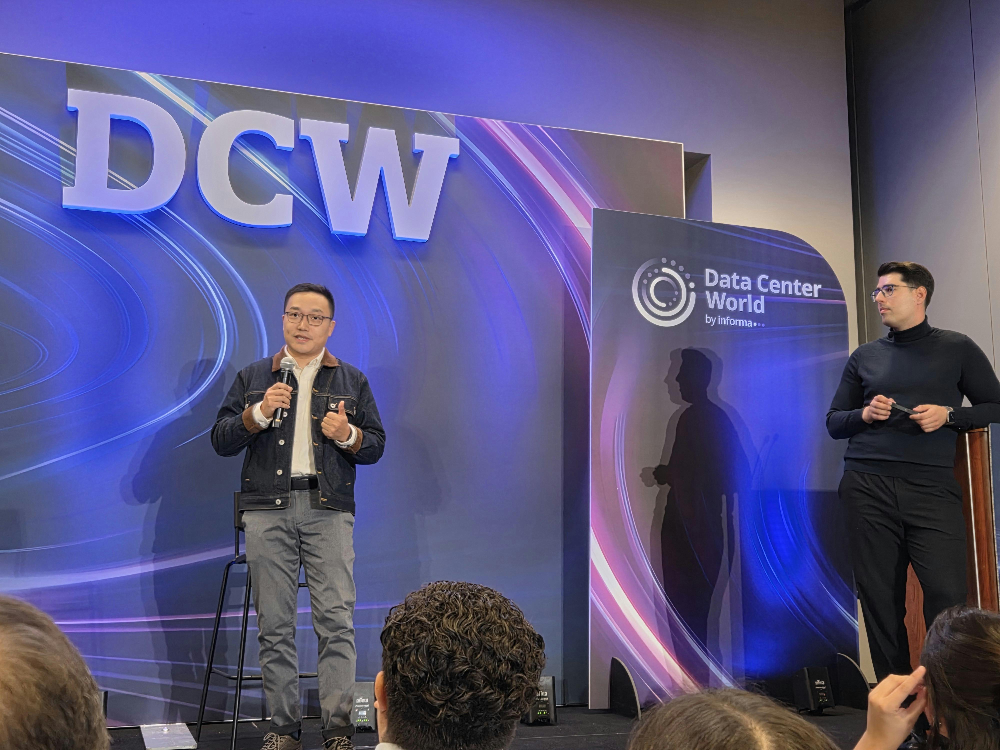 Omdia analysts Vlad Galabov and Shen Wang outline the scale and power demands of the AI data center boom during the Omdia Analyst Summit at Data Center World 2026.