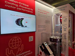 Mechanical innovations from ABB on display at Data Center World 2026 highlight simplified, high-efficiency cooling infrastructure, including direct-drive motor systems and integrated fan wall components designed to reduce failure points and improve reliability in large-scale AI data center environments. Mechanical innovations from ABB on display at Data Center World 2026 highlight simplified, high-efficiency cooling infrastructure, including direct-drive motor systems and integrated fan wall components designed to reduce failure points and improve reliability in large-scale AI data center environments.