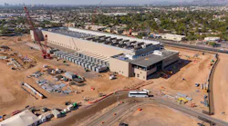 Aerial view of a QTS data center under construction in Phoenix.