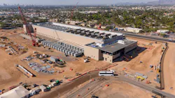 Aerial view of a QTS data center under construction in Phoenix. Aerial view of a QTS data center under construction in Phoenix.