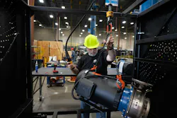 Heat exchanger installation at the Motivair plant in Buffalo, NY. Heat exchanger installation at the Motivair plant in Buffalo, NY.