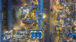 Gradiant's mobile turnkey water treatment system at a major integrated petrochemical and refining complex in Malaysia. Delivered in just 21 days, the 3.6-megaliter-per-day system supplies demineralized water for power generation using Gradiant's Selective Contaminant Extraction (SCE) and RO Infinity (ROI) technologies, enabling the facility to rapidly restore operations while meeting stringent water quality requirements. Gradiant's mobile turnkey water treatment system at a major integrated petrochemical and refining complex in Malaysia. Delivered in just 21 days, the 3.6-megaliter-per-day system supplies demineralized water for power generation using Gradiant's Selective Contaminant Extraction (SCE) and RO Infinity (ROI) technologies, enabling the facility to rapidly restore operations while meeting stringent water quality requirements.