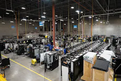 Motivair CDU manufacturing floor at the company's Buffalo, NY plant headquarters. Motivair CDU manufacturing floor at the company's Buffalo, NY plant headquarters.