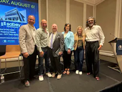 (L to R) Stan Blackwell, Dominion Energy; Phillip Koblence, Nomad Futurist, NYI; Buddy Rizer, Loudoun County Economic Development; Misty Allen, Vantage Data Centers; Tara Risser, Cologix; Nabeel Mahmood, Nomad Futurist Foundation