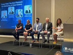 (L to R) Yuval Bachar, ECL; Judith Judson, Calibrant; Shankar Achanta, FuelCell Energy; Jim Summers, GPC Infrastructure; Fengrong Li, FTI Consulting