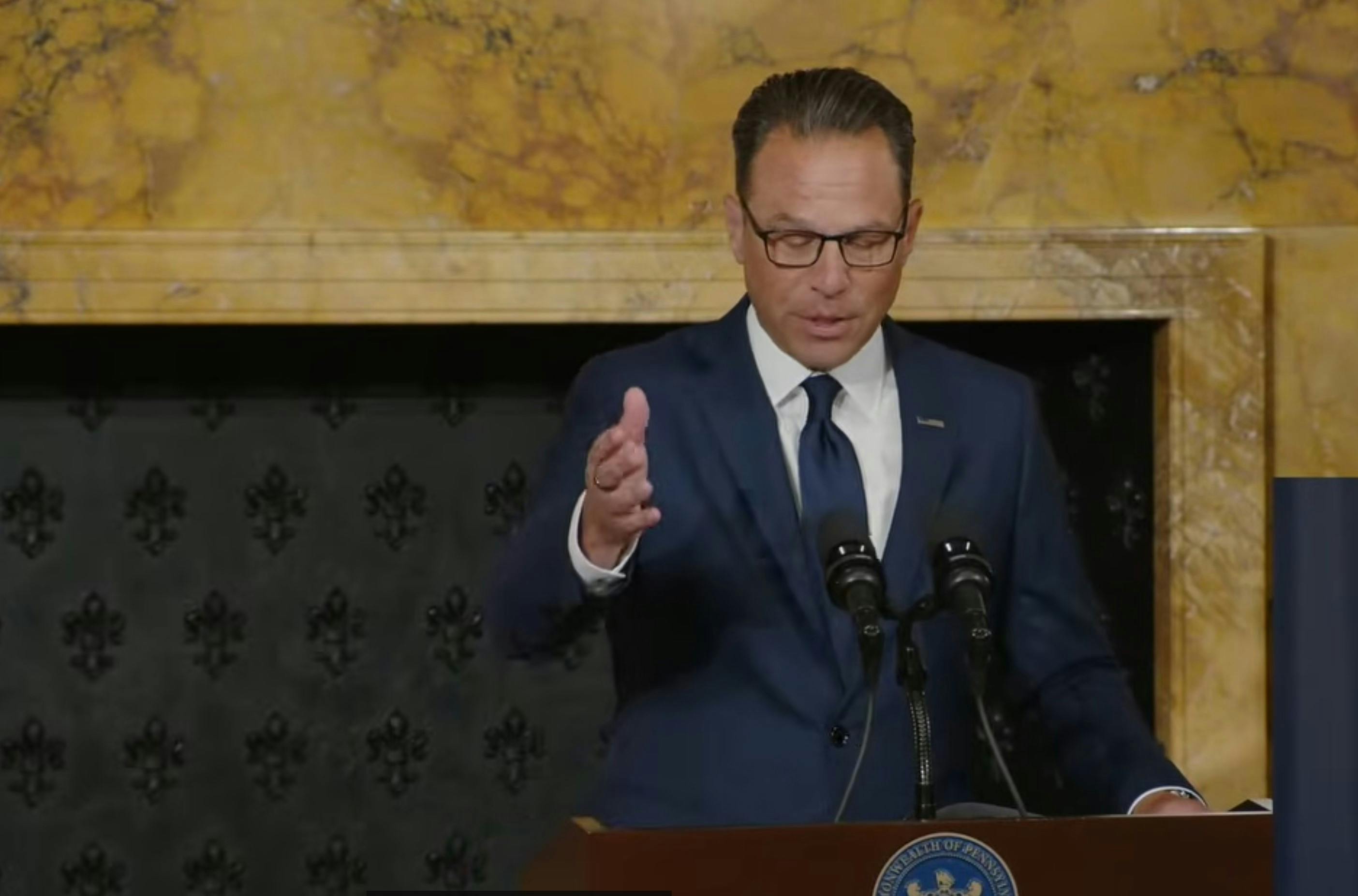Pennsylvania Governor Josh Shapiro making his data center GRID announcement