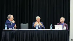 (L to R) Matt Vincent, Editor in Chief/Head of Content, Data Center Frontier; Dave Stehlin, CEO, TIA; Sean Farney, VP of Data Center Strategy, JLL