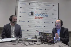 (L to R) Josh Humm, Data Center Solutions Manager, Dynamic Lifecycle Innovations; Doug Black, Contributing Editor, Data Center Frontier.