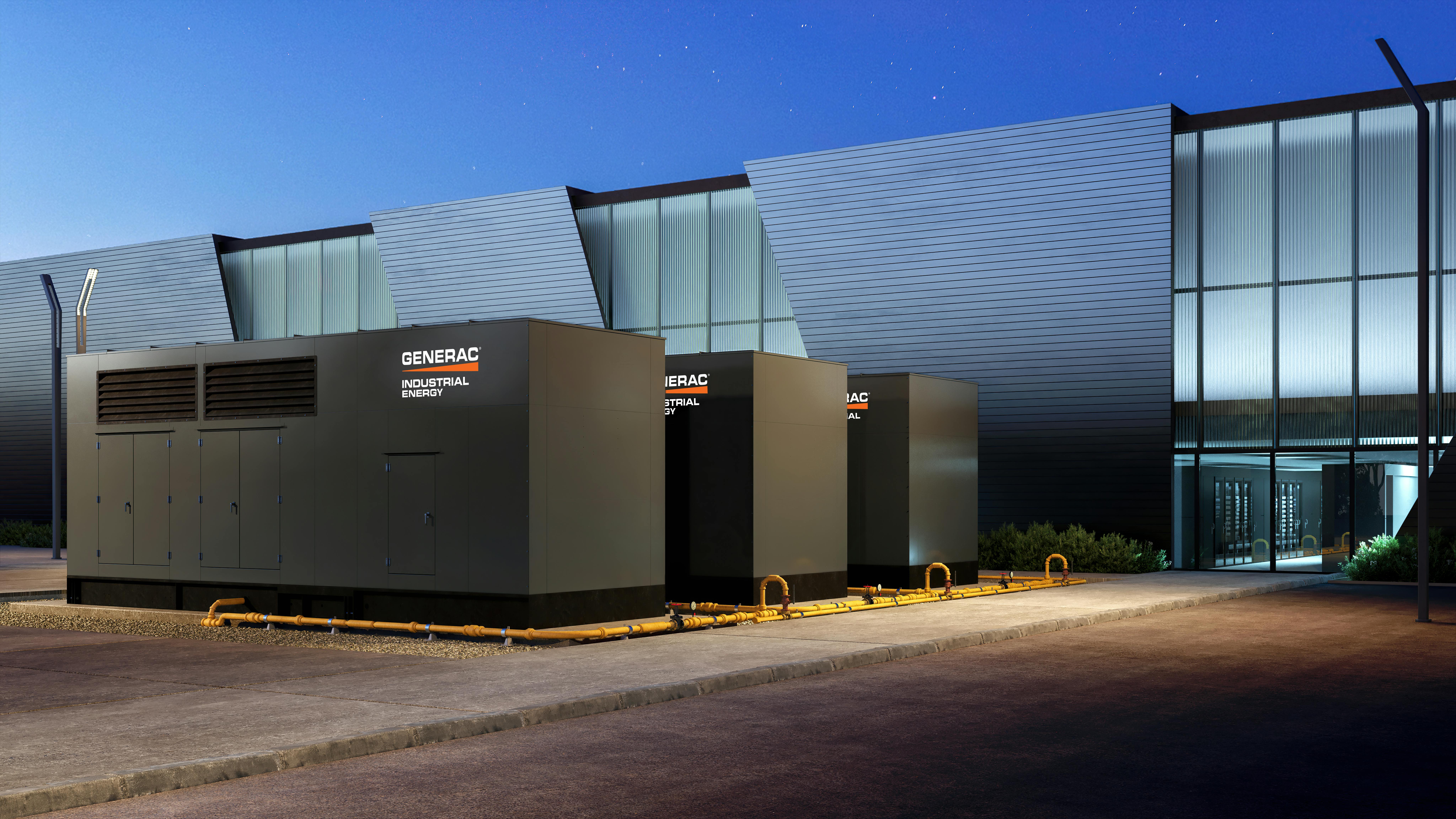 Data center generators from Generac Industrial Energy.