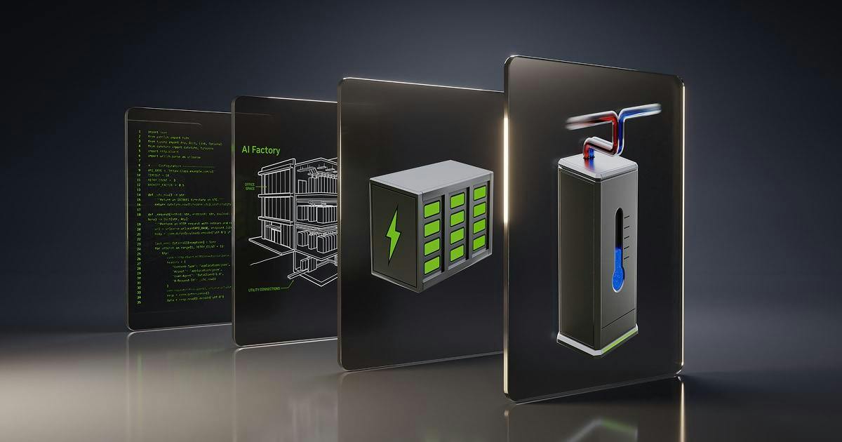 NVIDIA's DSX Ready program establishes qualification requirements for battery energy storage systems and coolant distribution units supporting its AI factory reference designs. The inaugural group includes six power and cooling suppliers. (Image: NVIDIA)