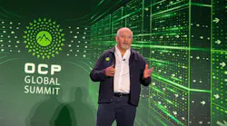 George Tchaparian, CEO of the Open Compute Project (OCP) Foundation, opens the second day of keynotes at the 2026 OCP Global Summit in San Jose, California, outlining the organization's expanding chip-to-grid vision for AI infrastructure, with an emphasis on energy, open cluster design, and security.