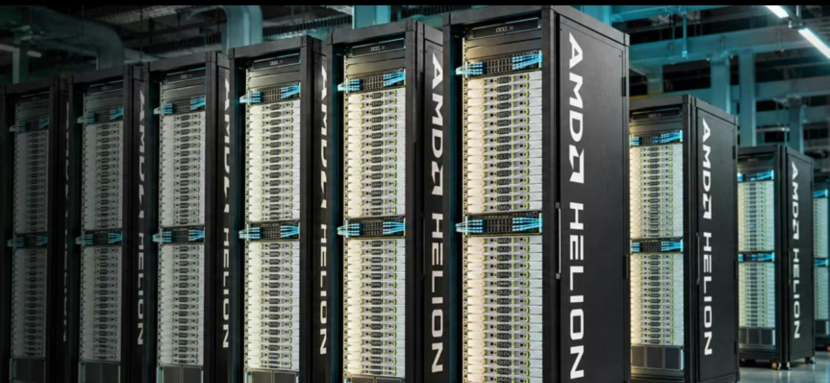 AMD's Helion open rack-scale architecture supports configurable CPU and GPU resources for agentic AI, with designs targeting hyperscale agent execution and enterprise inference. (Image courtesy of AMD)